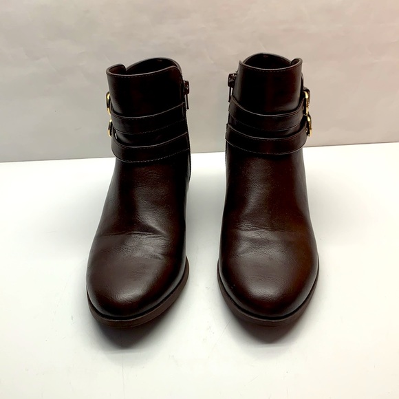 Charter Club Jaimee booties brown ankle boots size 7m - Picture 4 of 11